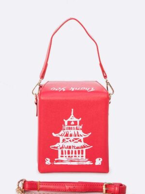 Chinese Take Out Box Fashion Clutch-