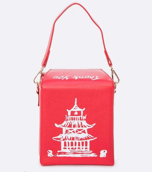 Chinese Take Out Box Fashion Clutch-